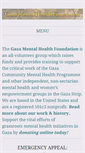 Mobile Screenshot of gazamentalhealth.org