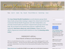 Tablet Screenshot of gazamentalhealth.org